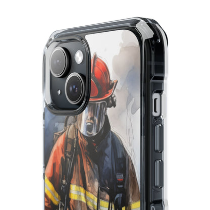 Firefighter In Motion iPhone Case - Impact