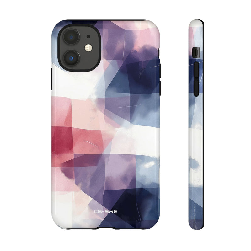 Fluid Shapes Merge - iPhone Case