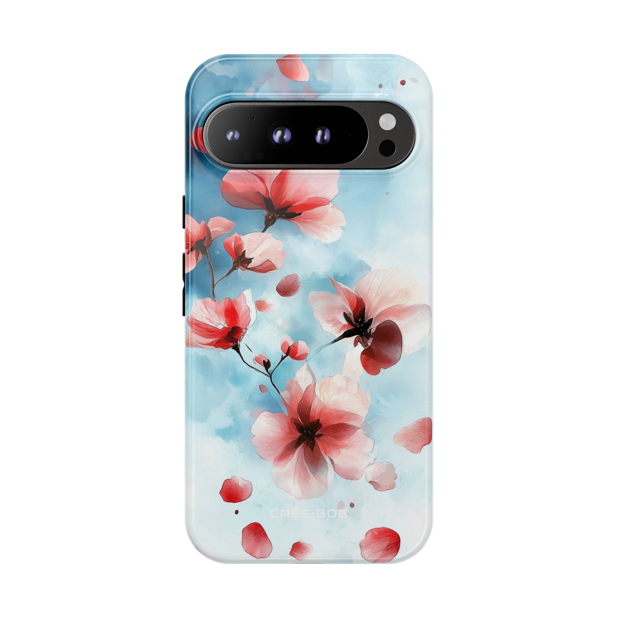 Pink Blossom Drift Google Pixel 9 Pro XL Case - Tough