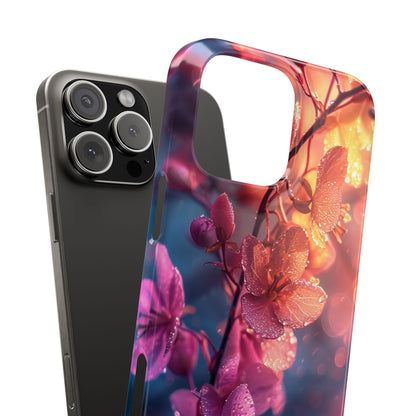 Surreal Flower Harmony iPhone 16 - Slim Phone Case