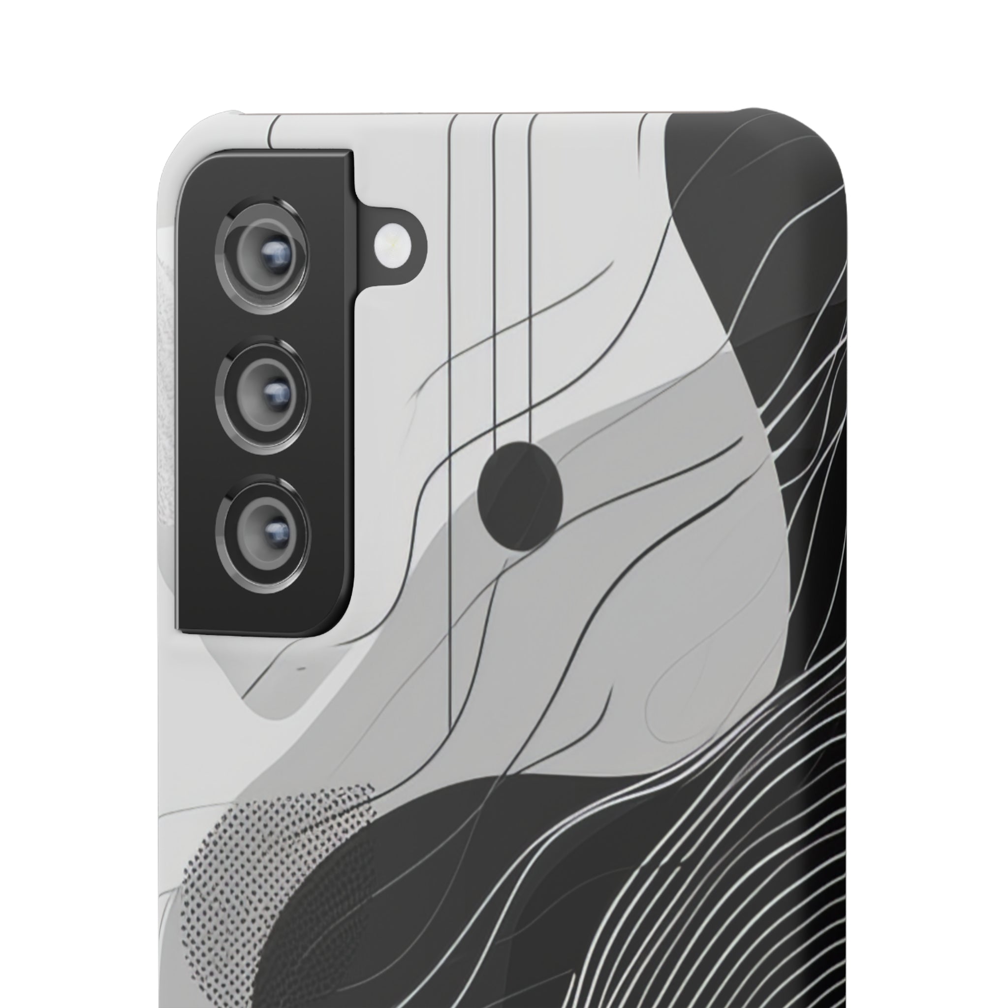 Monochrome Elegance | Slim Phone Case for Samsung