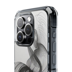 Fluid Elegance - Phone Case for iPhone (Clear Impact - Magnetic)