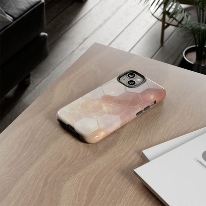Hexagons Reflect Light - iPhone Case