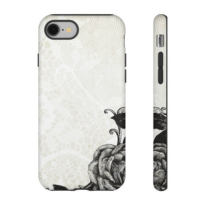 Rosett Gothic Flower - Protective Phone Case