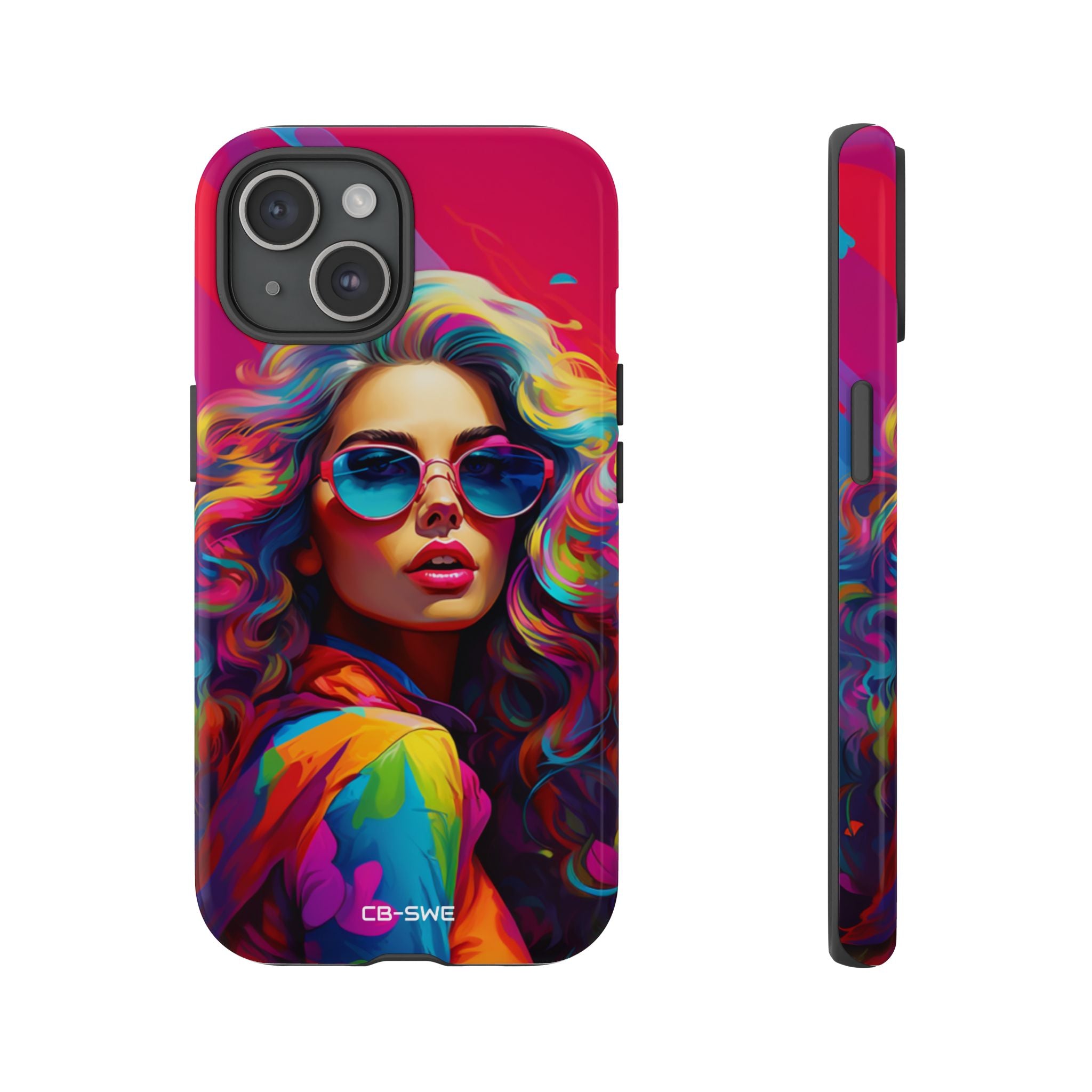 Surreal Color Fusion - iPhone Case