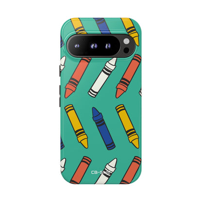 Crayons Dance Playfully - Google Pixel Case