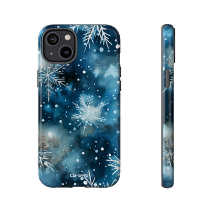 Winter Snowflakes Dance - iPhone Case