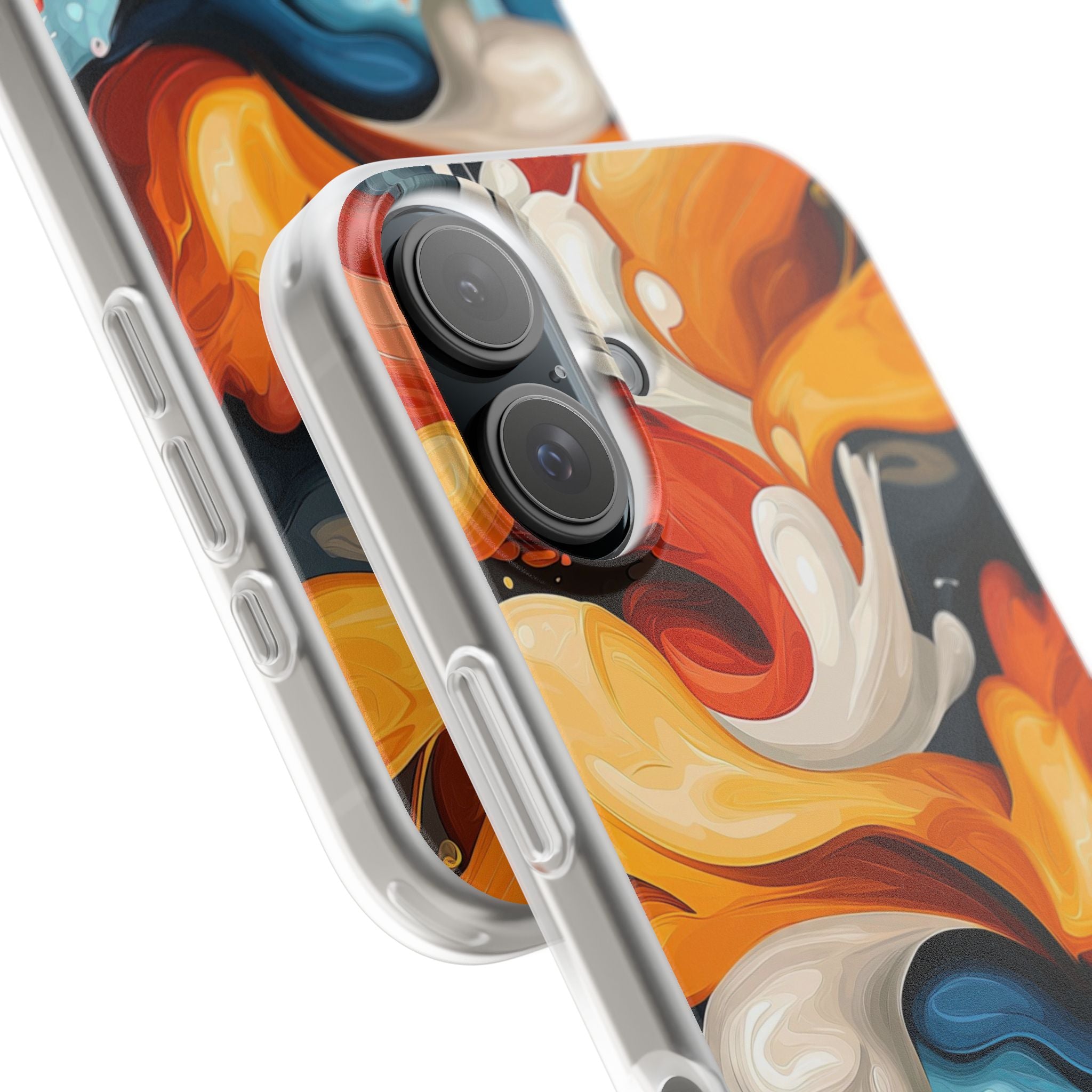 Crimson Ribbon iPhone 16 Case - Soft