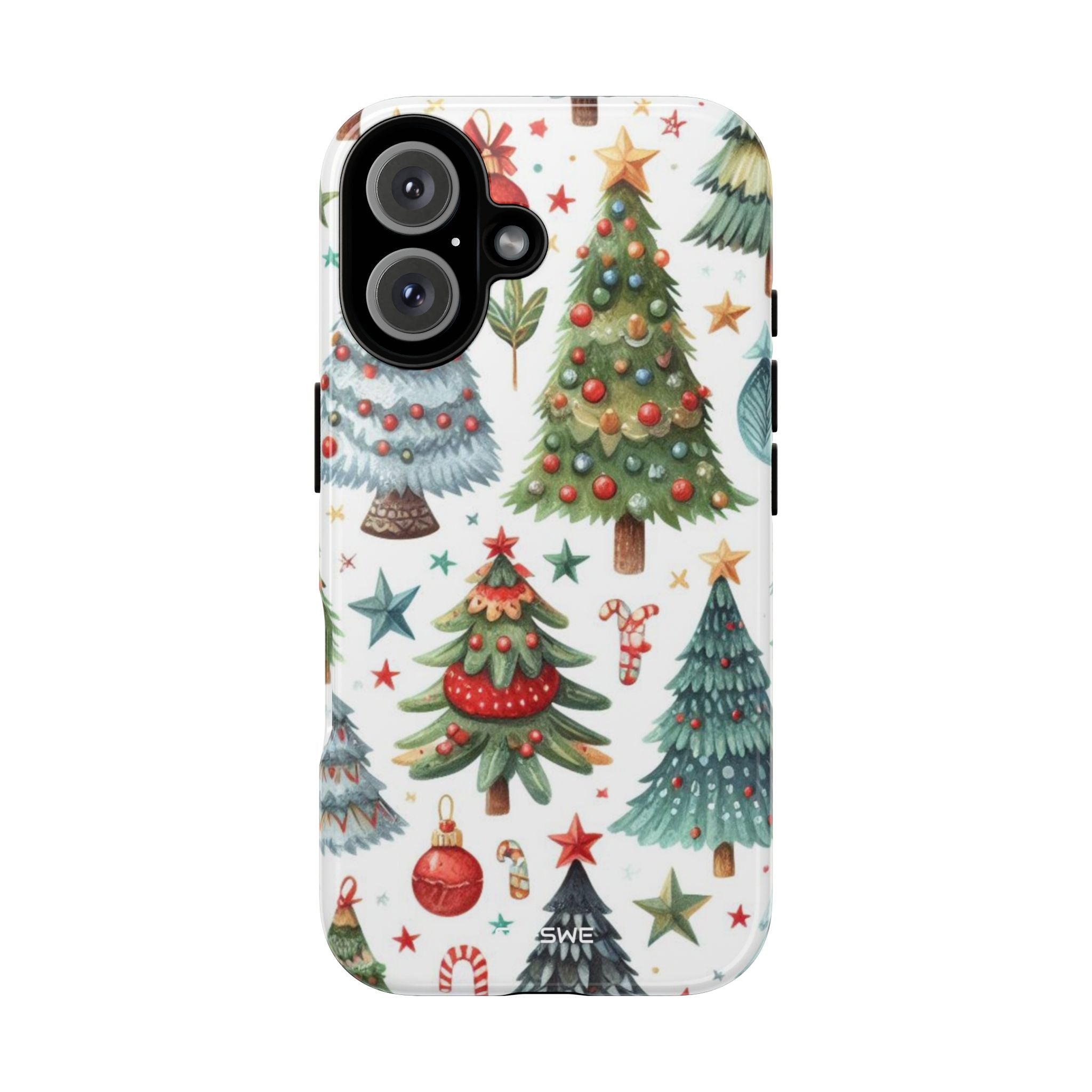 Whimsical Trees Sparkle - iPhone Case