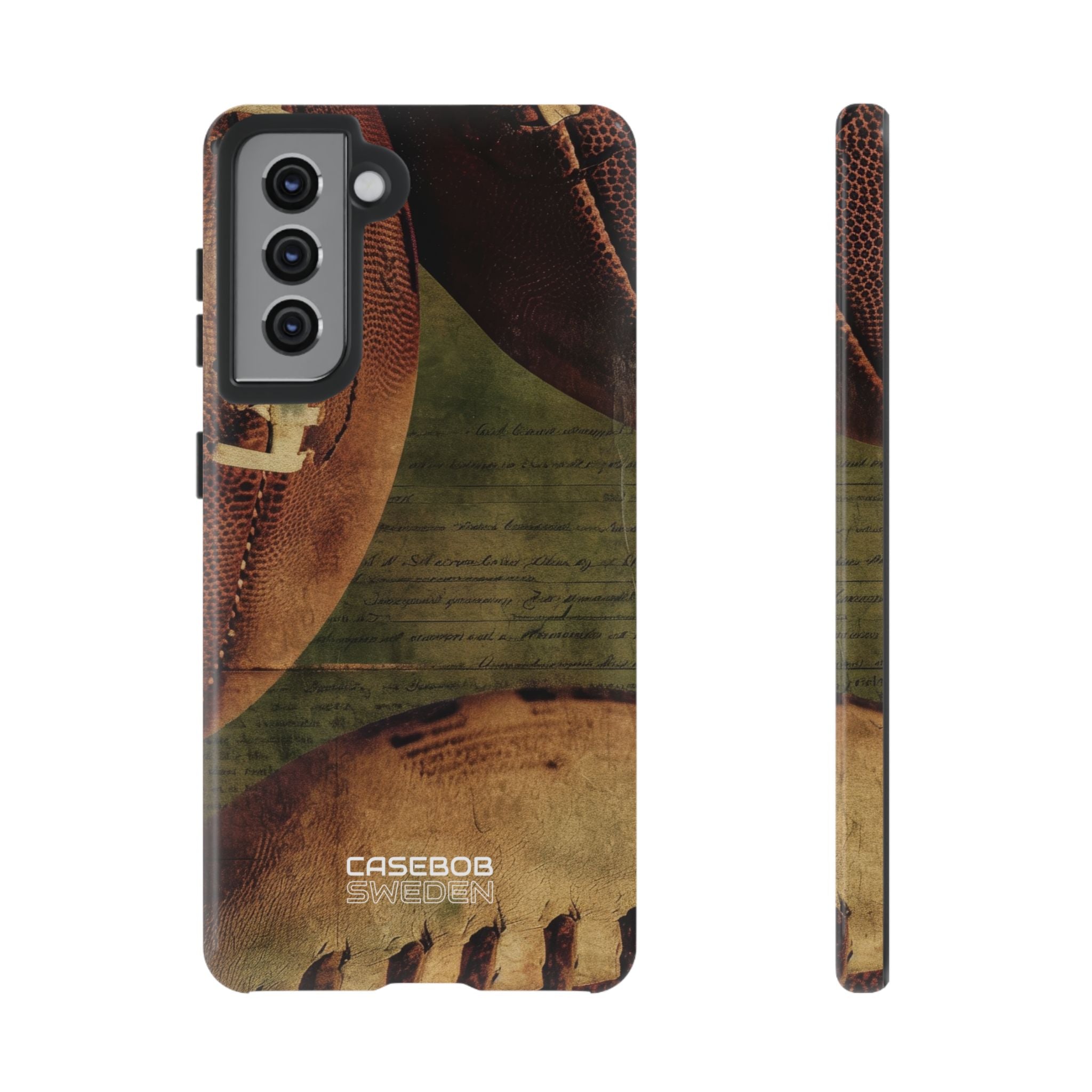 Vintage fodboldteksturer Samsung S21 - Tough
