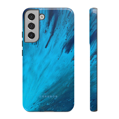 Light Blue Ink Art | Phone Case