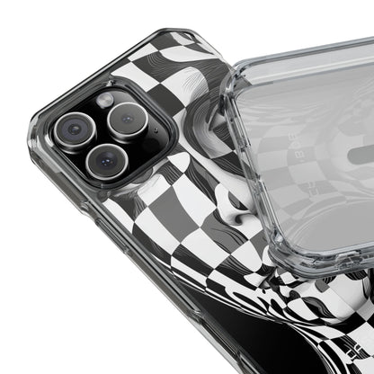 Checkered Face iPhone 16 Pro Max Case - Impact