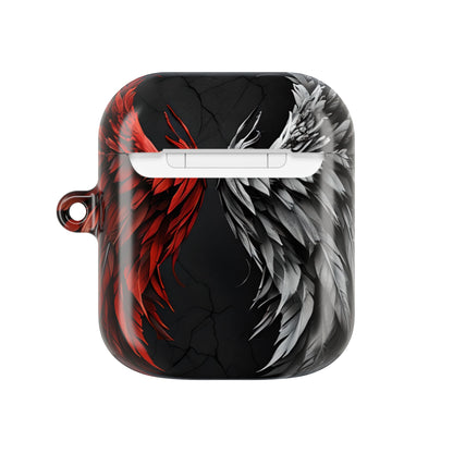 Crimson Silver Wings - AirPods Case