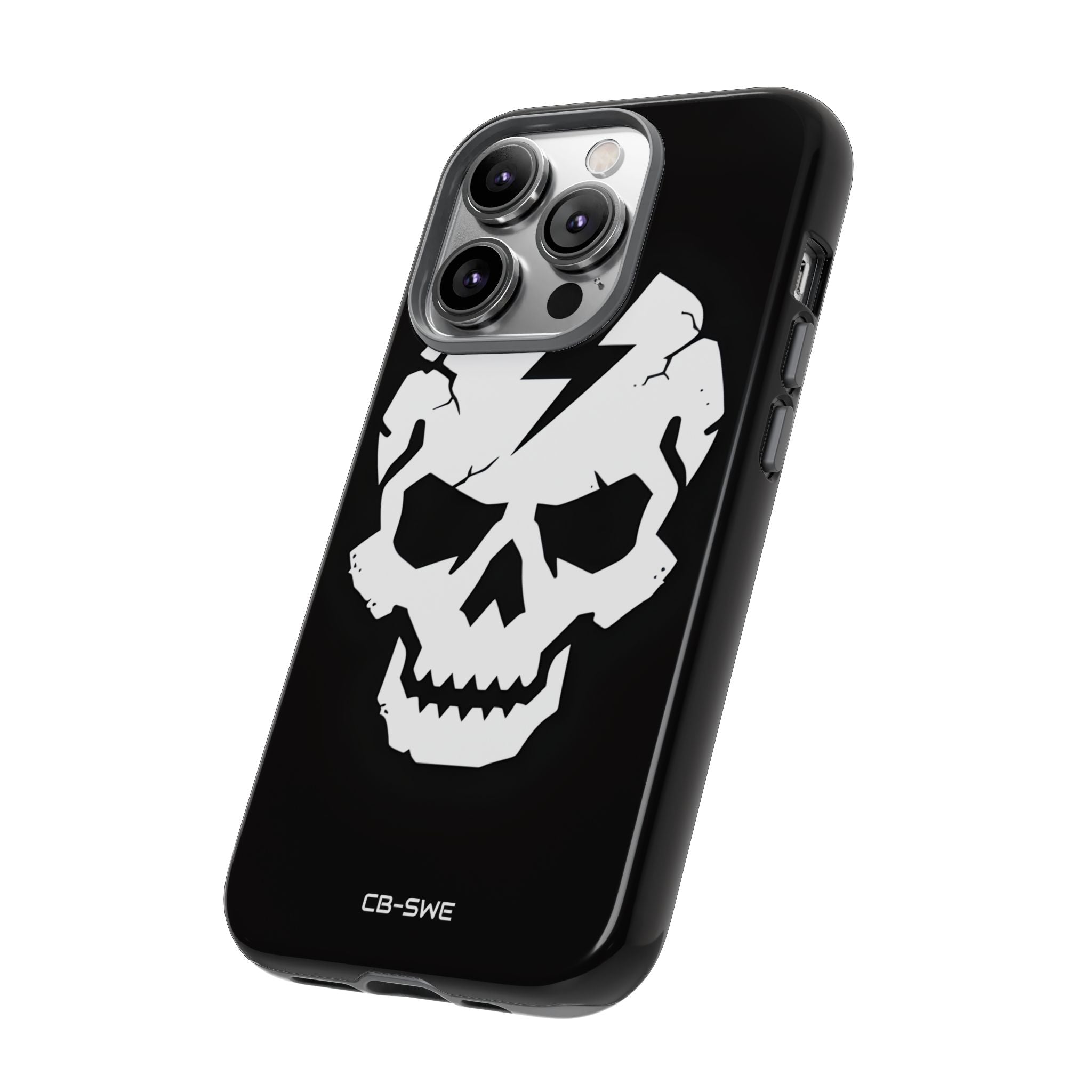 Cracked Skull Drama - iPhone Case