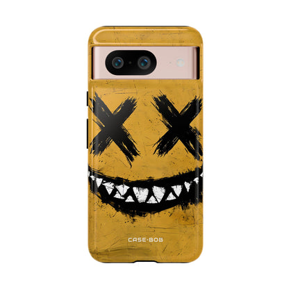Jagged Smile Yellow Google Pixel 8 Case - Tough