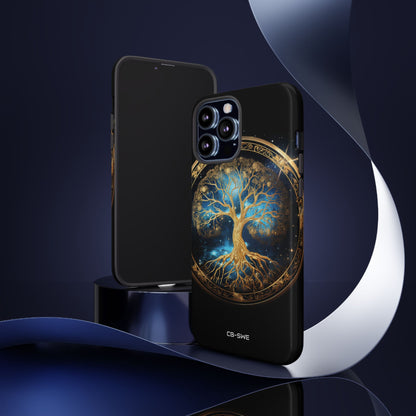 Cosmic Tree Radiance - iPhone Case