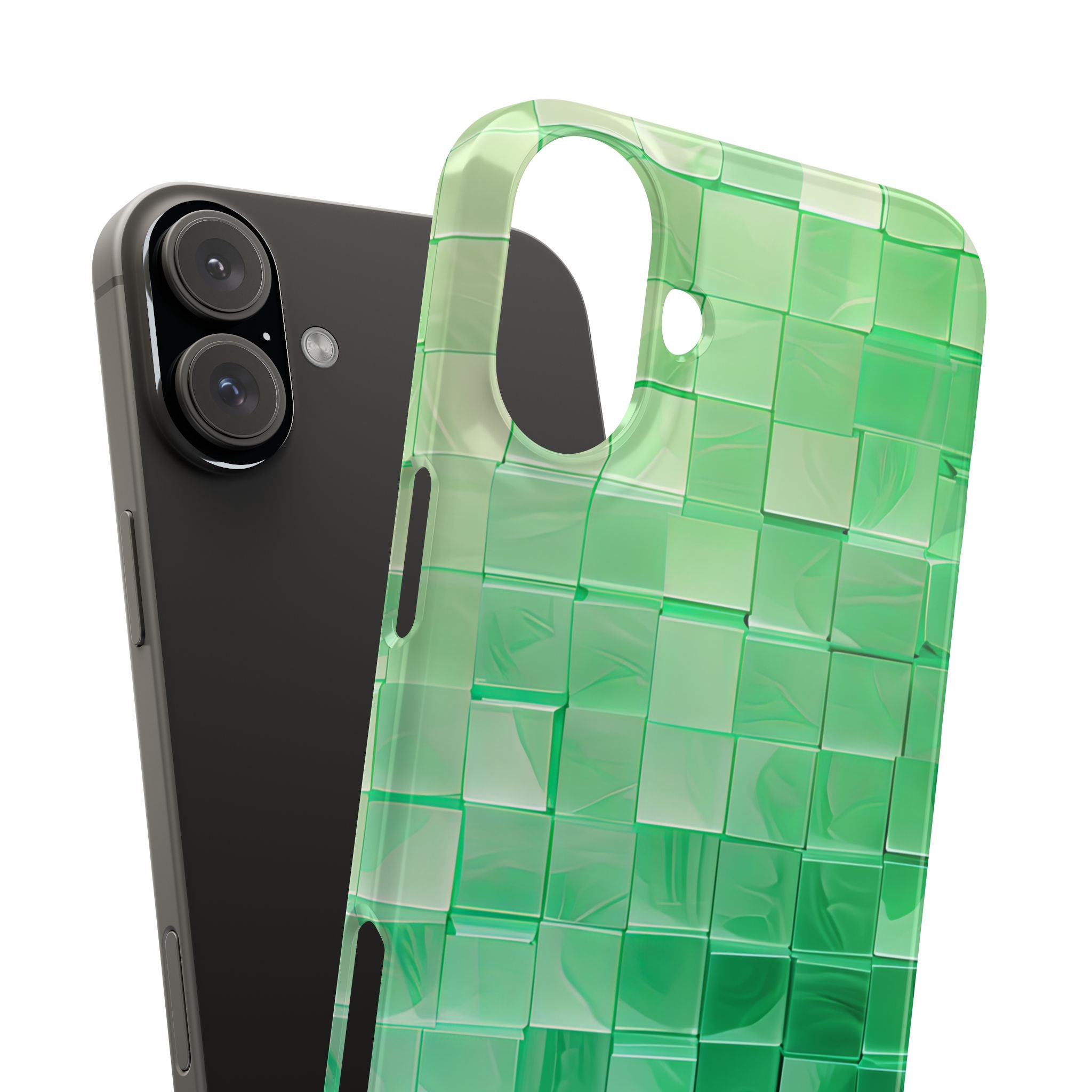 Gradient Verdegrid iPhone 16 - Slim Phone Case