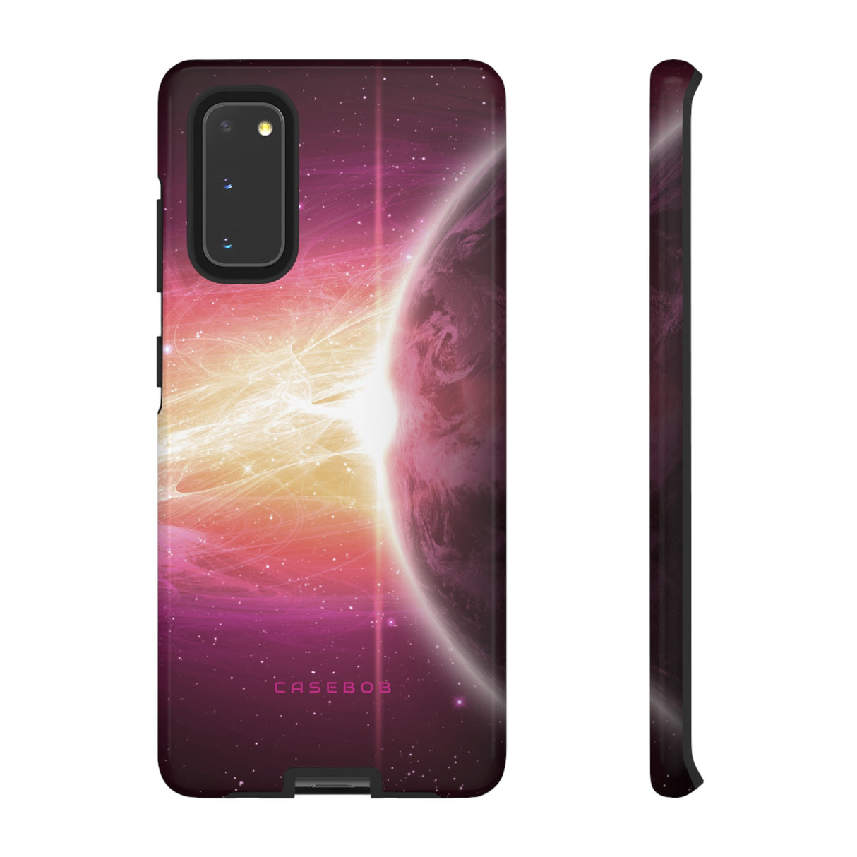 Purple Planets in Space - Protective Phone Case