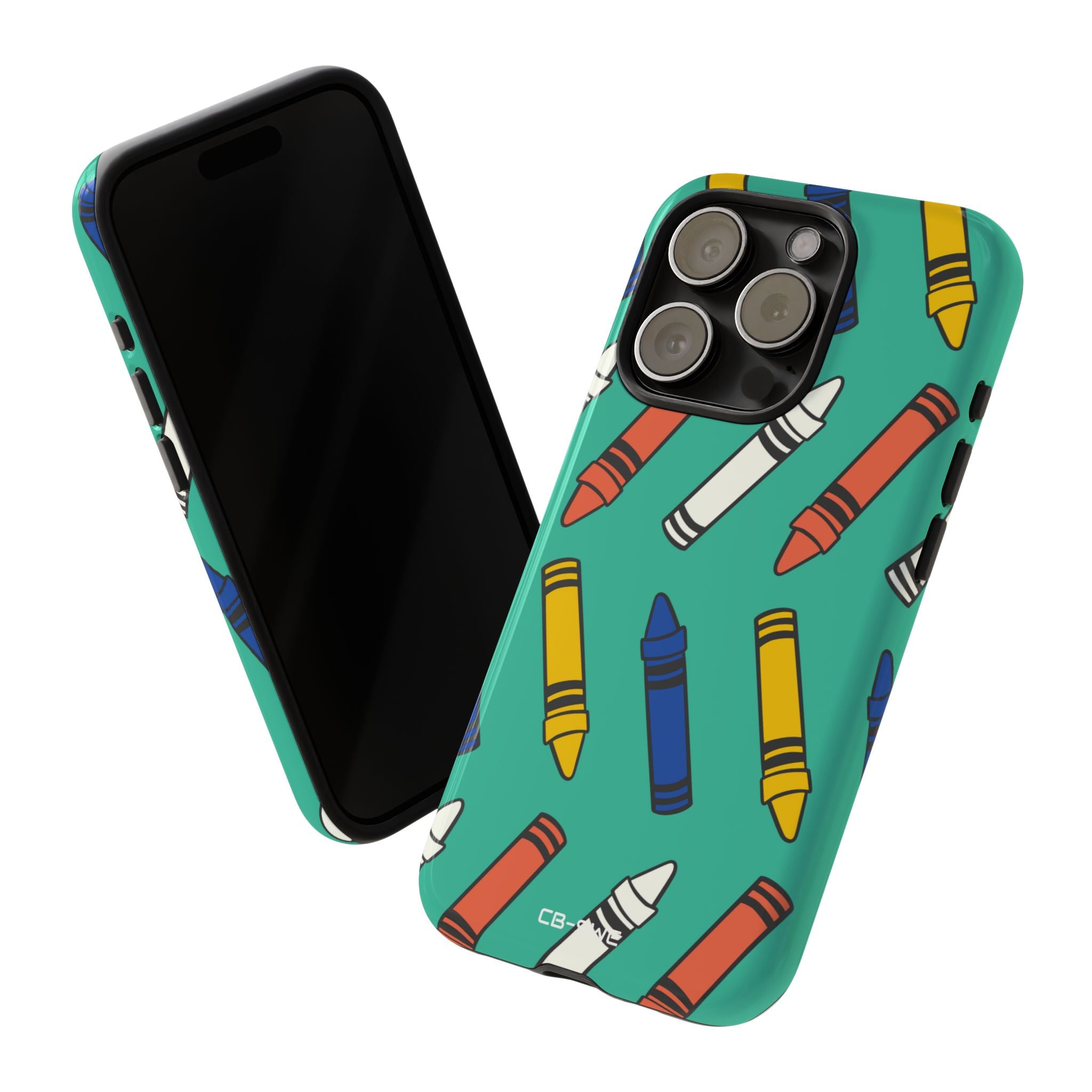 Crayons Dance Playfully - iPhone Case