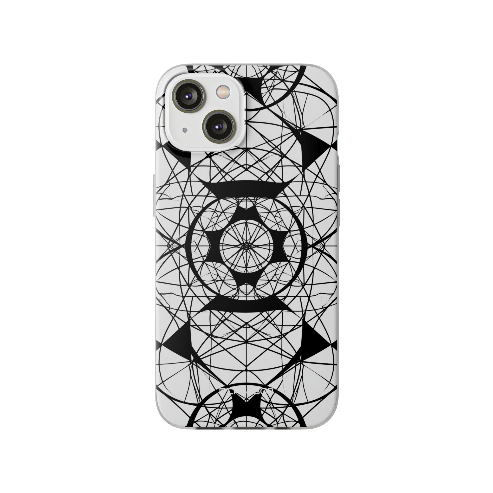 Geometric Hypnosis | Flexible Phone Case for iPhone