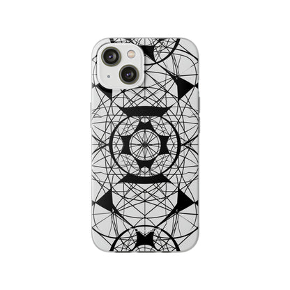 Geometric Hypnosis | Flexible Phone Case for iPhone