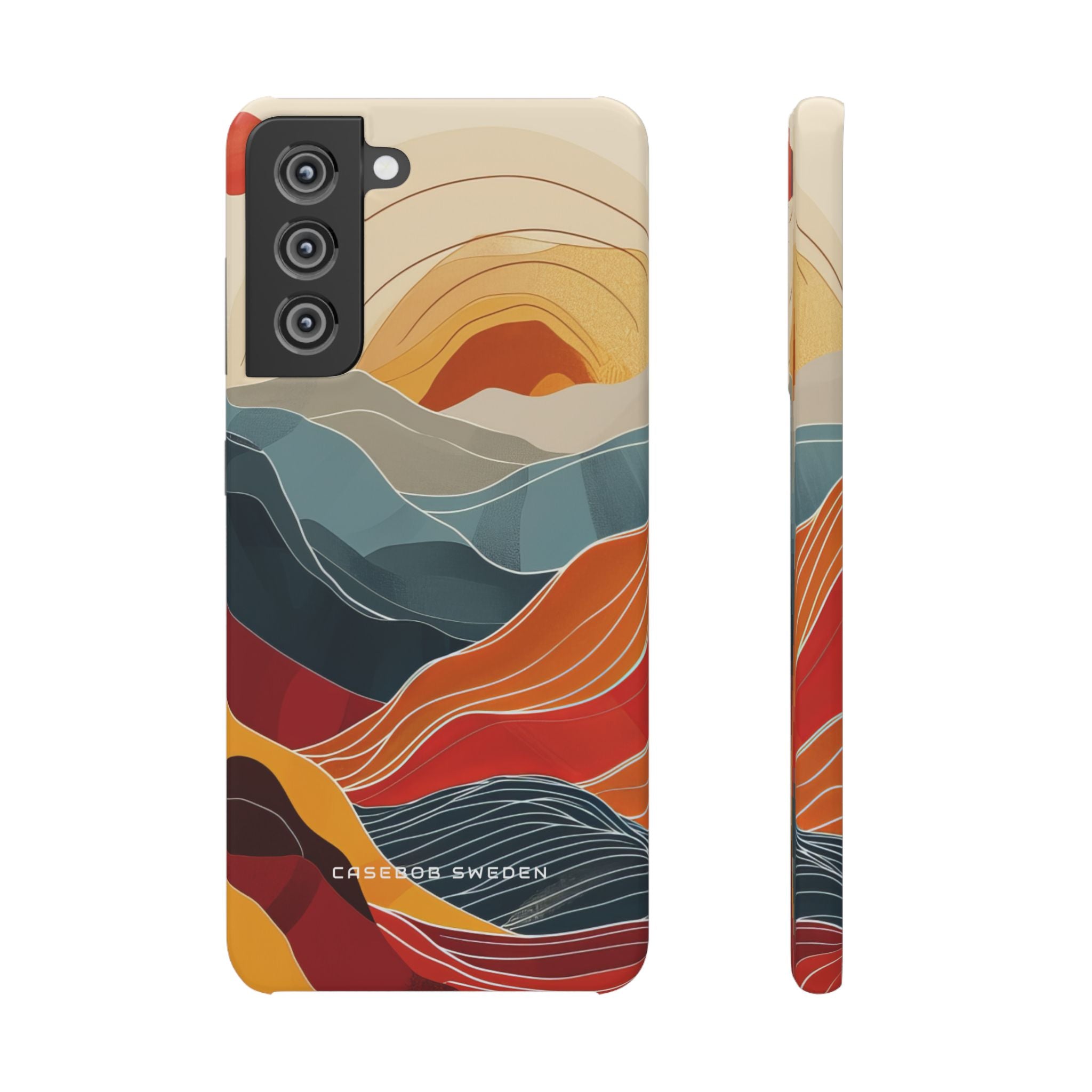 Harmonic Flow of Lines and Color Samsung S21 - Slim Phone Case