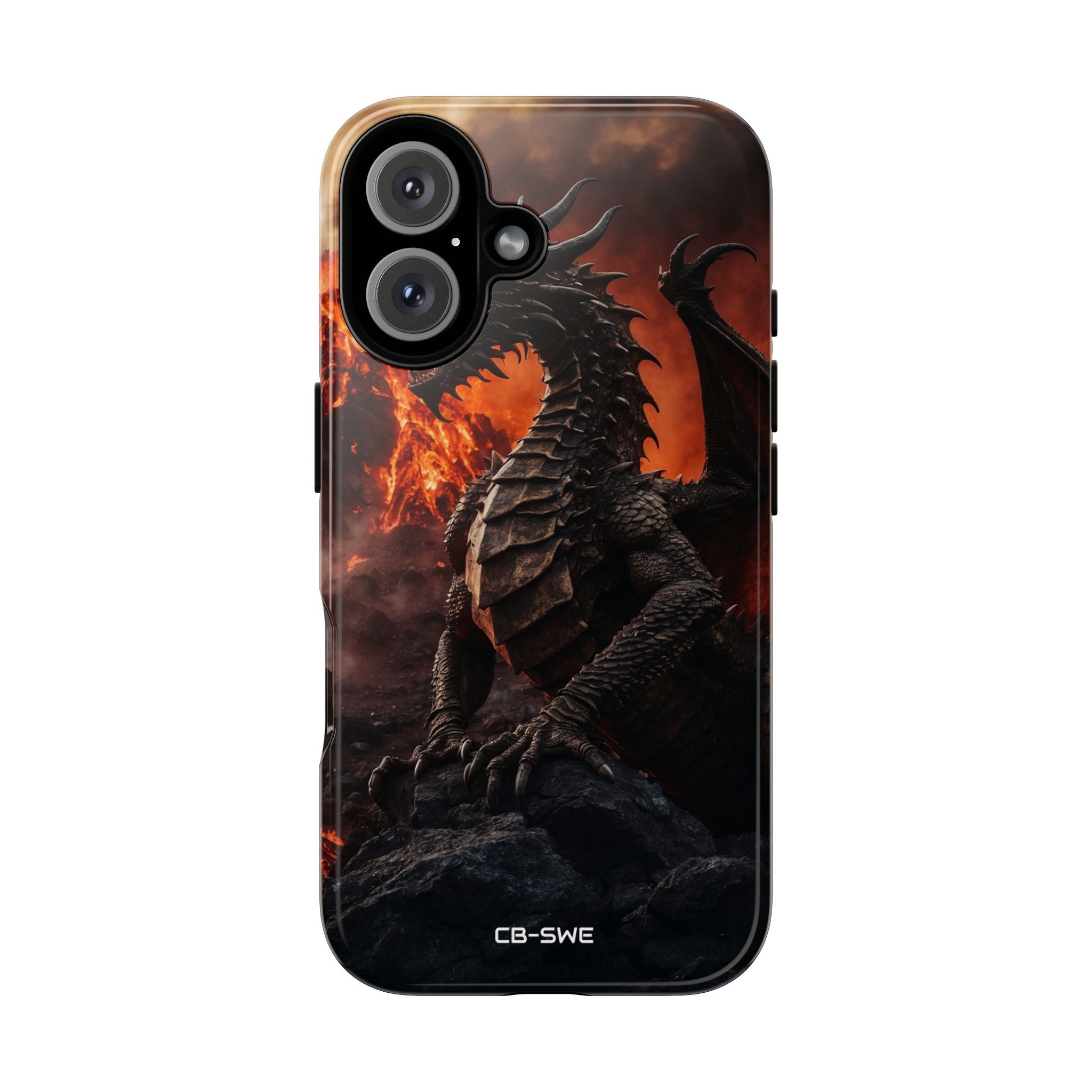Fiery Dragon Soars - iPhone Case