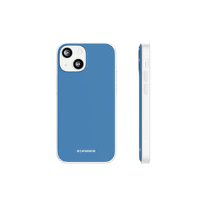 Steel Blue | Handyhülle für iPhone (Flexible Hülle)