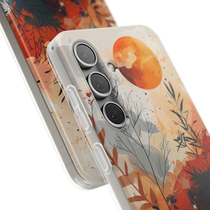 Orange Solstice Samsung S24 Case - Soft