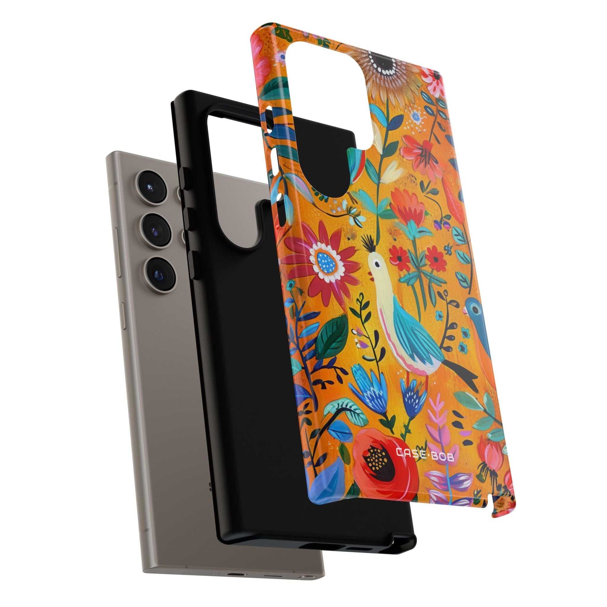 Colorful Birds Bloom Samsung S24 Ultra Case - Tough