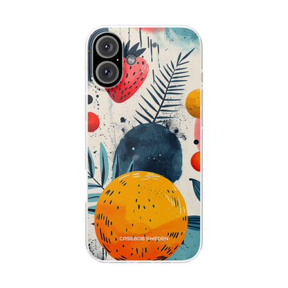 Vibrant Fruit Canvas - Flexi iPhone 16 Phone Case