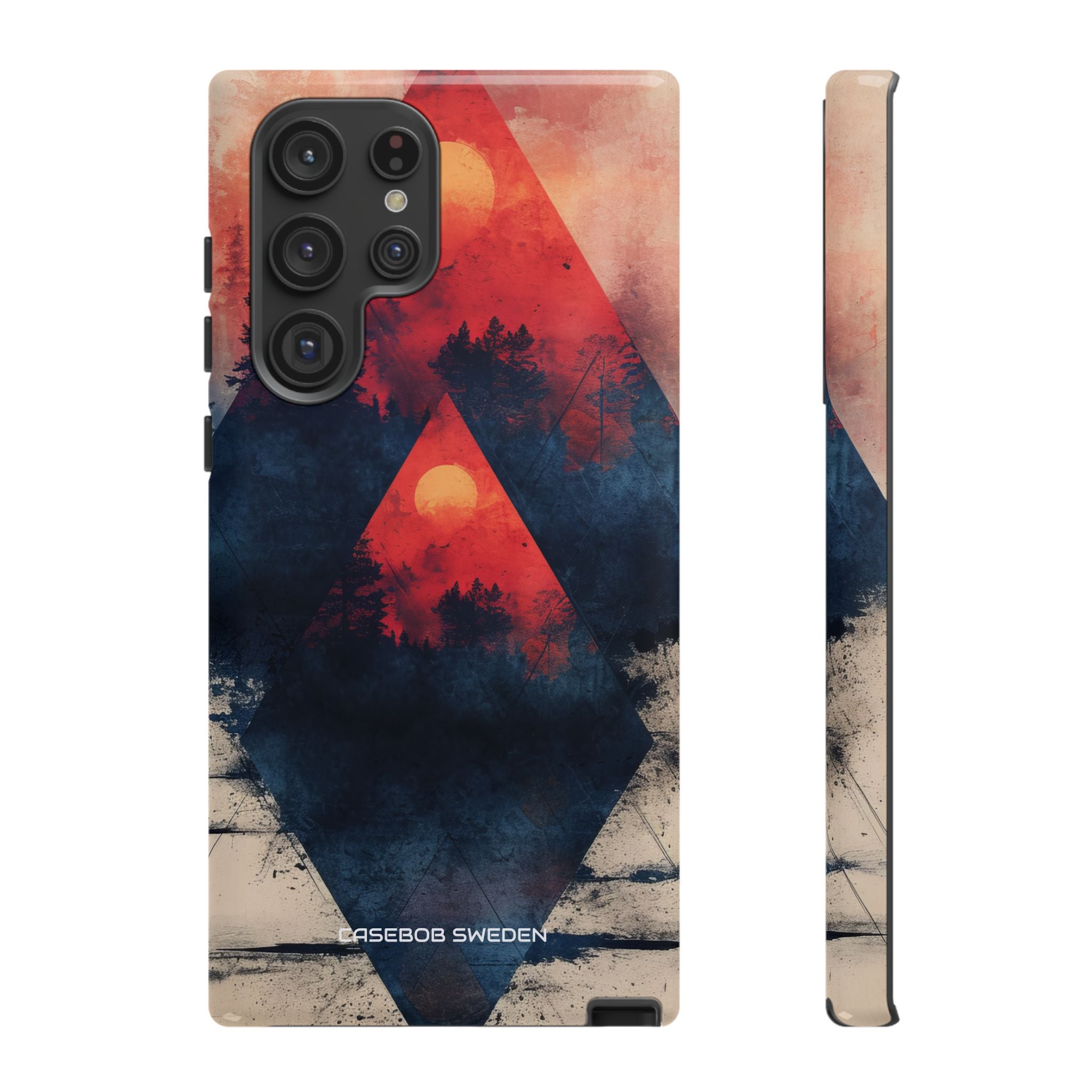 Red Sky Serenity - Tough Samsung S22 Phone Case