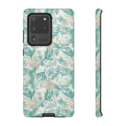 Light Green Leaf - Protective Phone Case