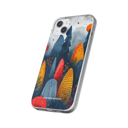 Whimsical Nature - Flexi iPhone 14 Phone Case