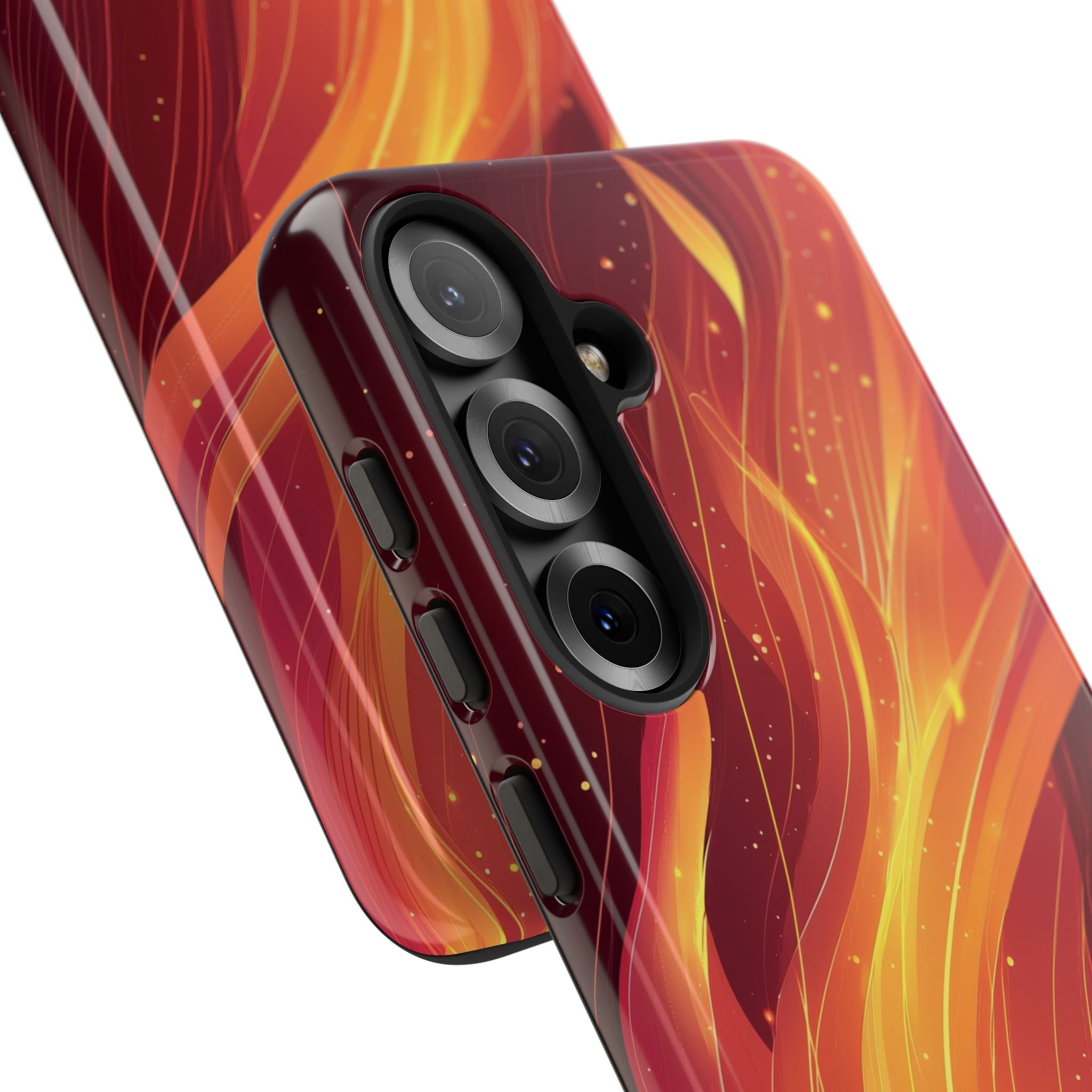 Flaming Flow Samsung S25 Case - Tough