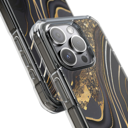 Elegant Gold Streams iPhone Case - Impact