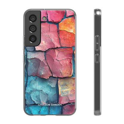 Cracked Earth Mosaic - Flexi Samsung S22 Phone Case