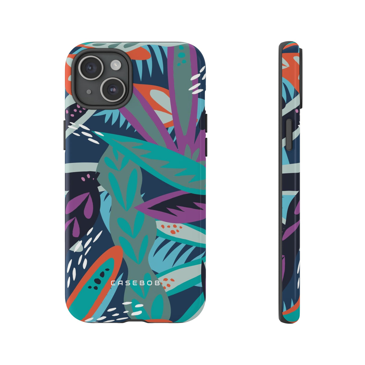 Tropical Leaf Moz - Protective Phone Case