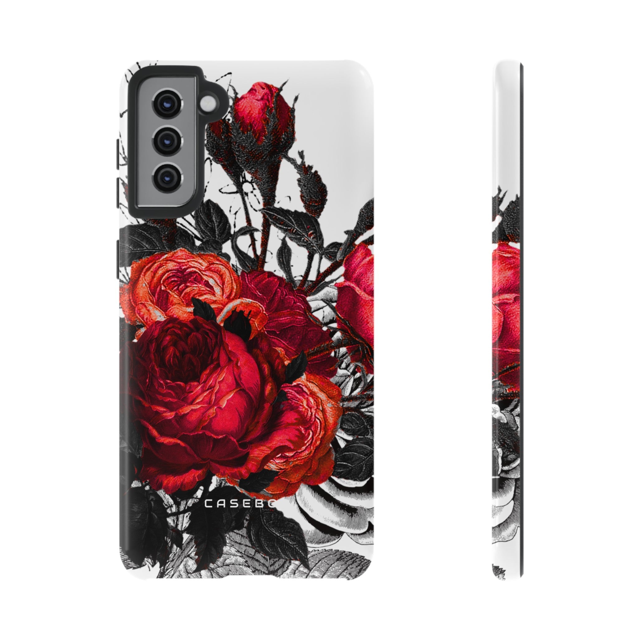 Serarose Gothic Flower - Protective Phone Case