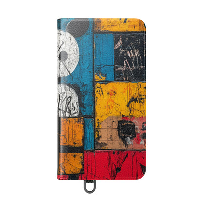 White Orb Graffiti - Samsung S24 Case - Wallet