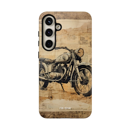 Vintage Motorcycle Collage - Samsung Case