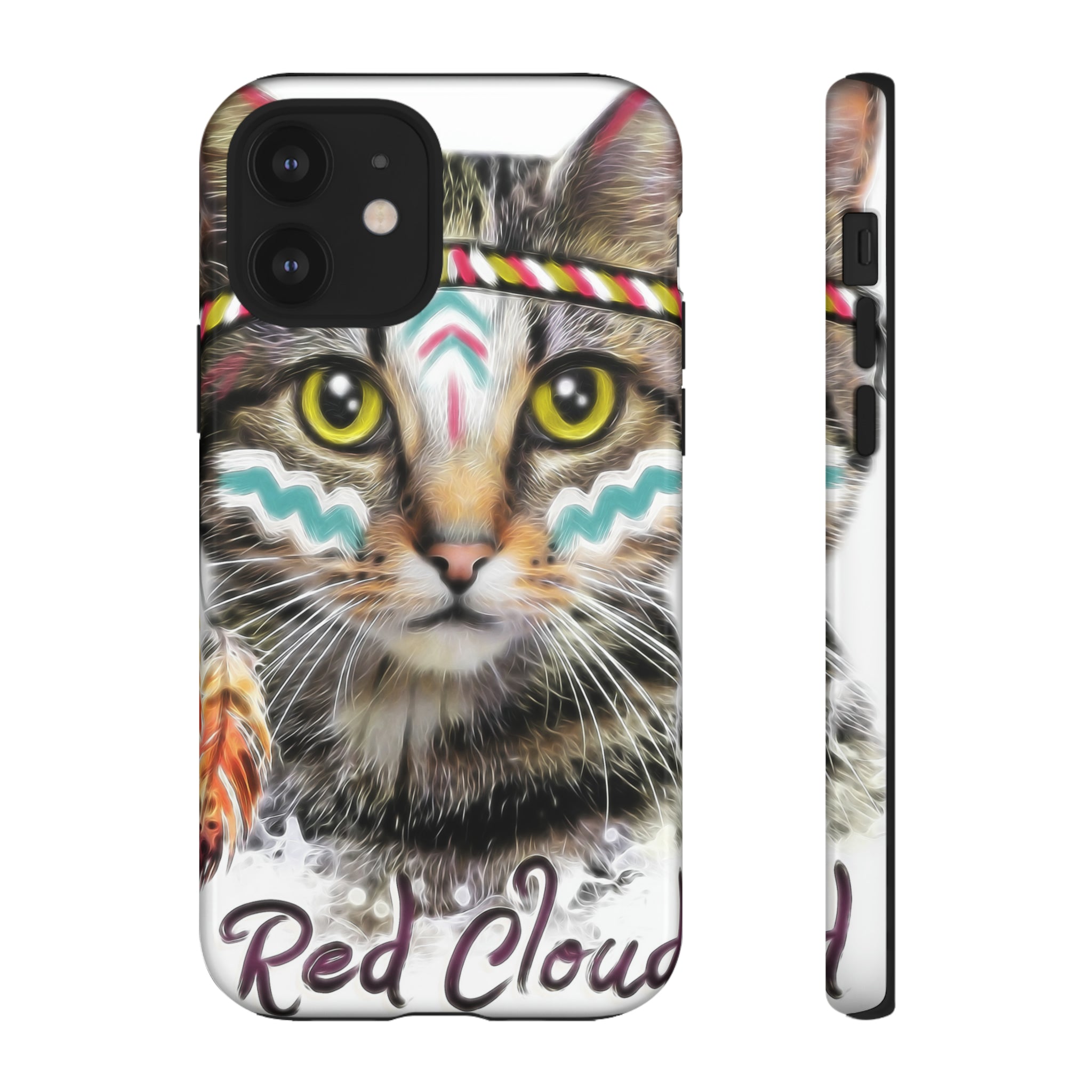 Red Cloud Cat - Protective Phone Case