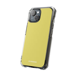 Straw Yellow | Phone Case for iPhone (Clear Impact Case - Magnetic)