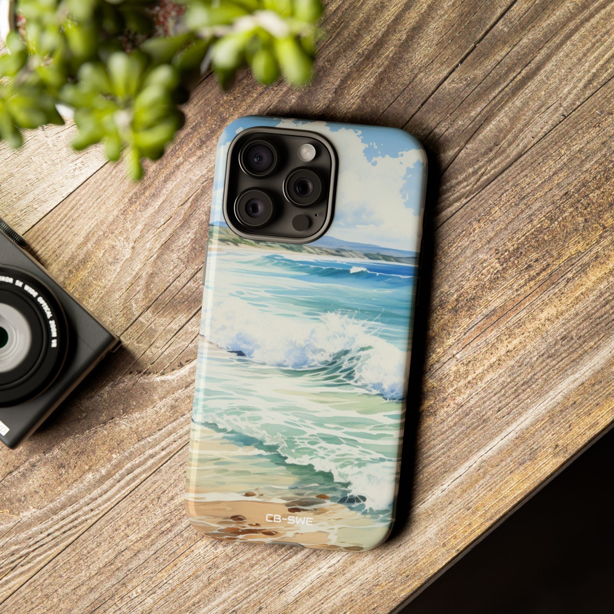 Serene Coastal Watercolors - iPhone Case
