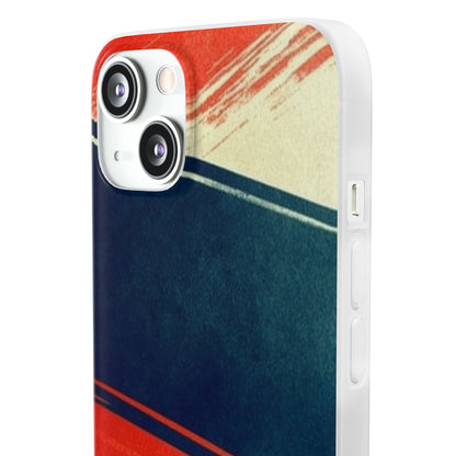 Blue Diagonal Motion iPhone 13 - Soft