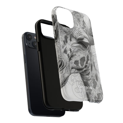 Swirling Giraffe Art iPhone 14 - Tough+