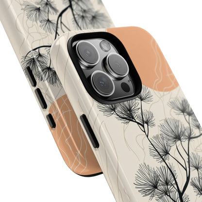 Spiky Tree Sunset iPhone 16 Pro Max Case - Tough