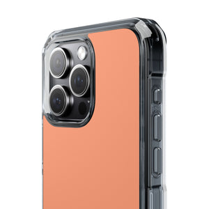 Light Salmon | Phone Case for iPhone (Clear Impact Case - Magnetic)