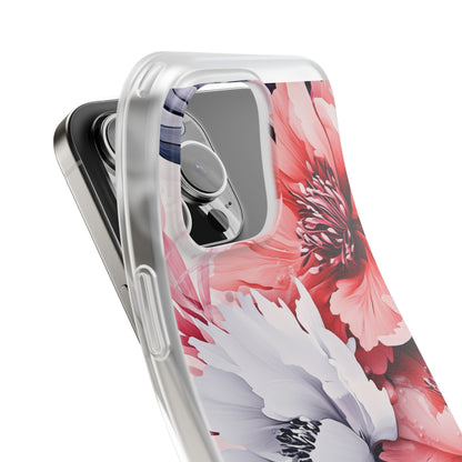 Coral Bloom iPhone 16 Pro Max Case - Soft
