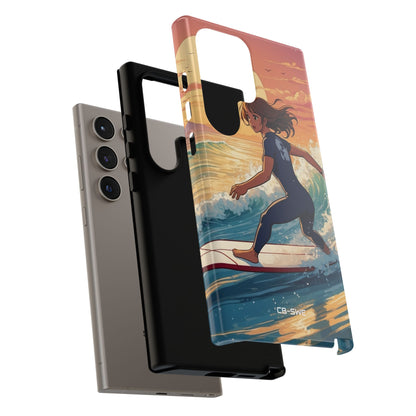 Surfing Into Sunset - Samsung Case